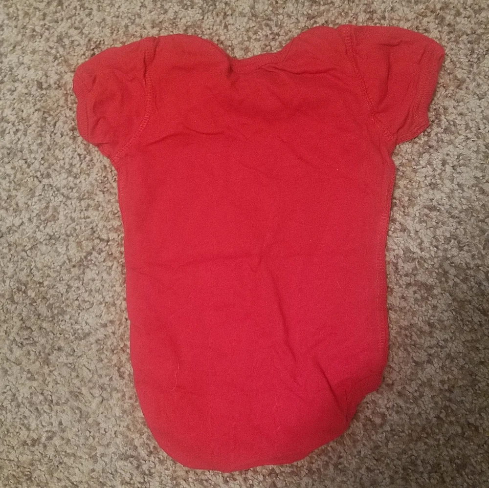 Hot Like Sriracha Red Baby Onesie Size 12 Months